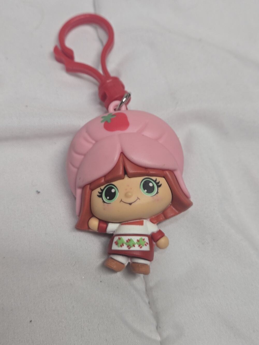 CheeBee Strawberry Shortcake 2.5" Bag Clip Keychain 2024 Bag charm Decor